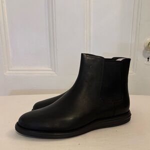 Cole Haan Black Leather Chelsea Boots